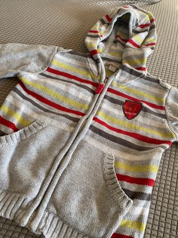 Gilet pull orchestra capuche