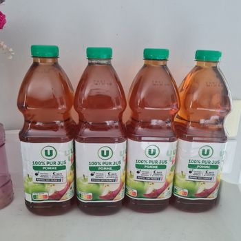 Lot de jus de pomme