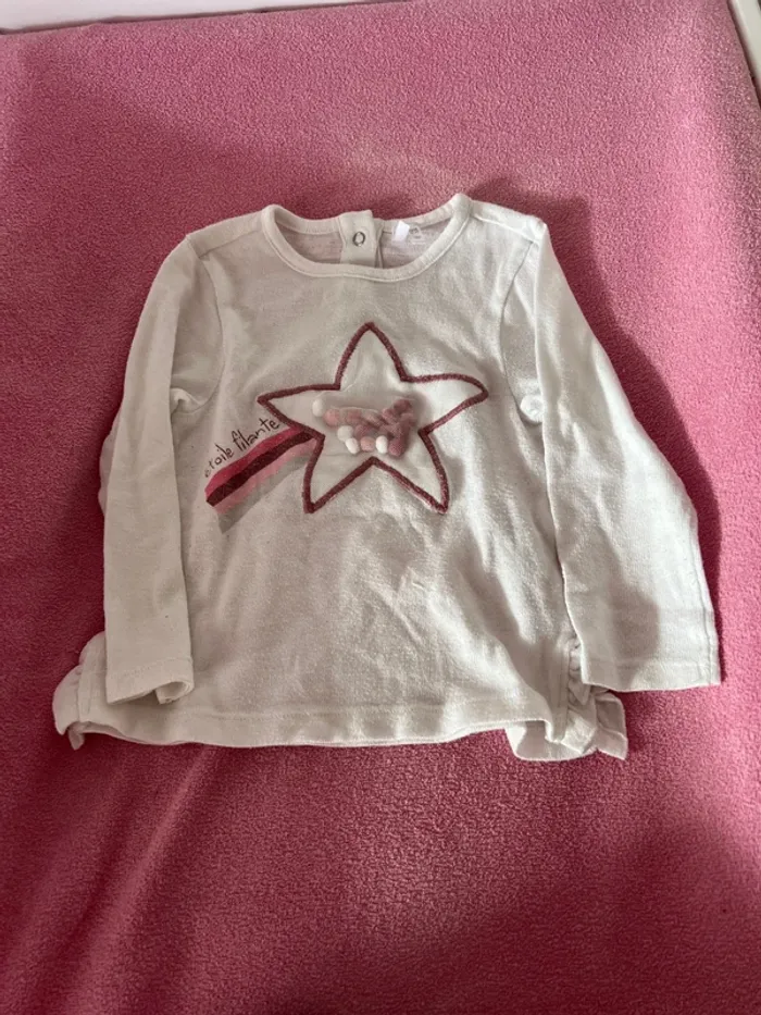 Lot de 10 tshirts à manches longues taille 18 mois - photo numéro 7