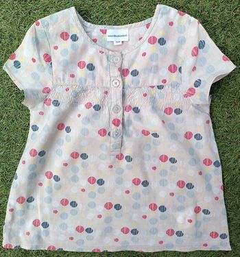 Beau petit haut à pois.