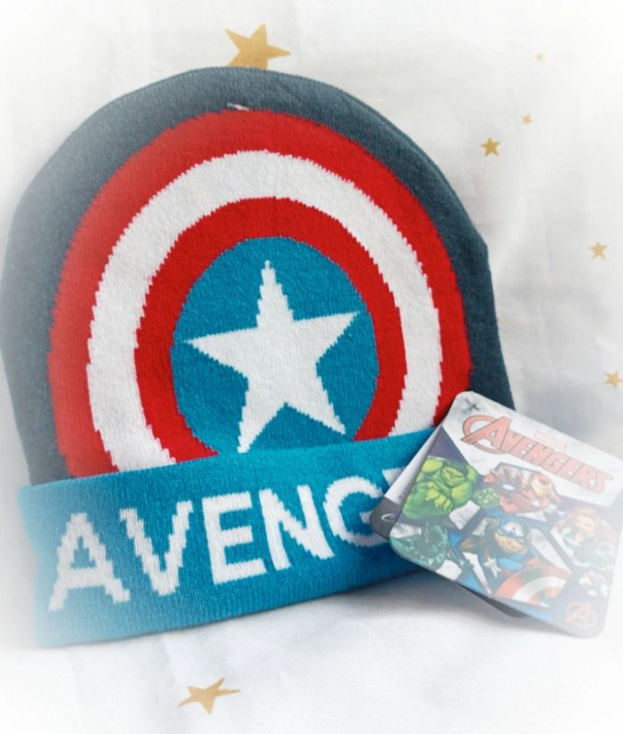 Bonnet enfant Avenger marvel comics dc cerda captain america neuf