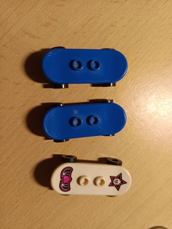 Lots de 3 skateboards Lego/Lego Friends 🟦◻️🟣🛹