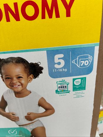 maxi pack couches Pampers Harmonie Taille 5