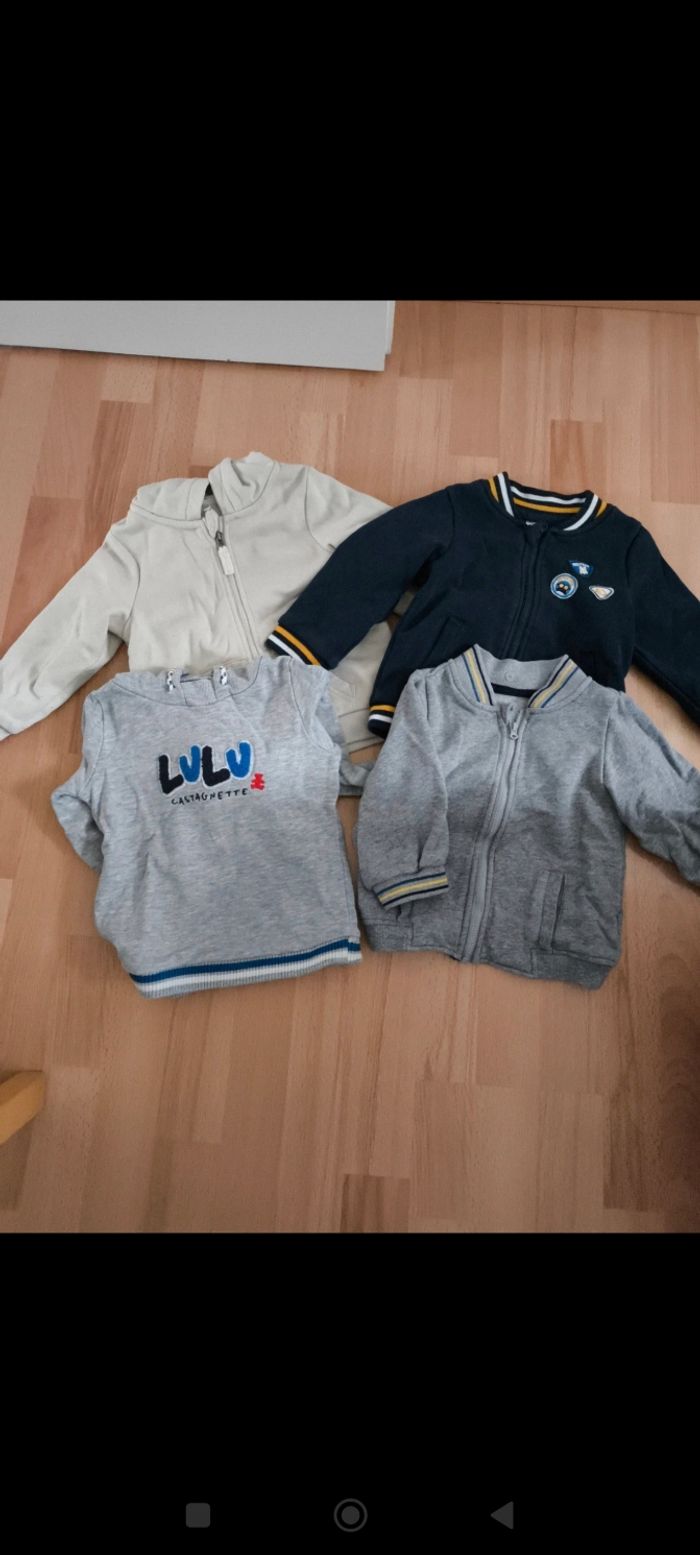 Lot vestes 2 ans