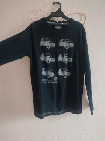 Tee-shirt manches longues en coton taille 10 ans