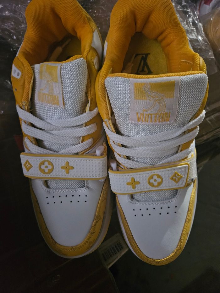 Basket chaussure taille 43 neuve jaune - photo numéro 4