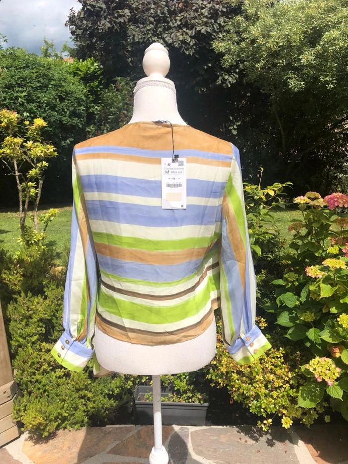Blouse Zara colorée neuve taille M - photo numéro 6