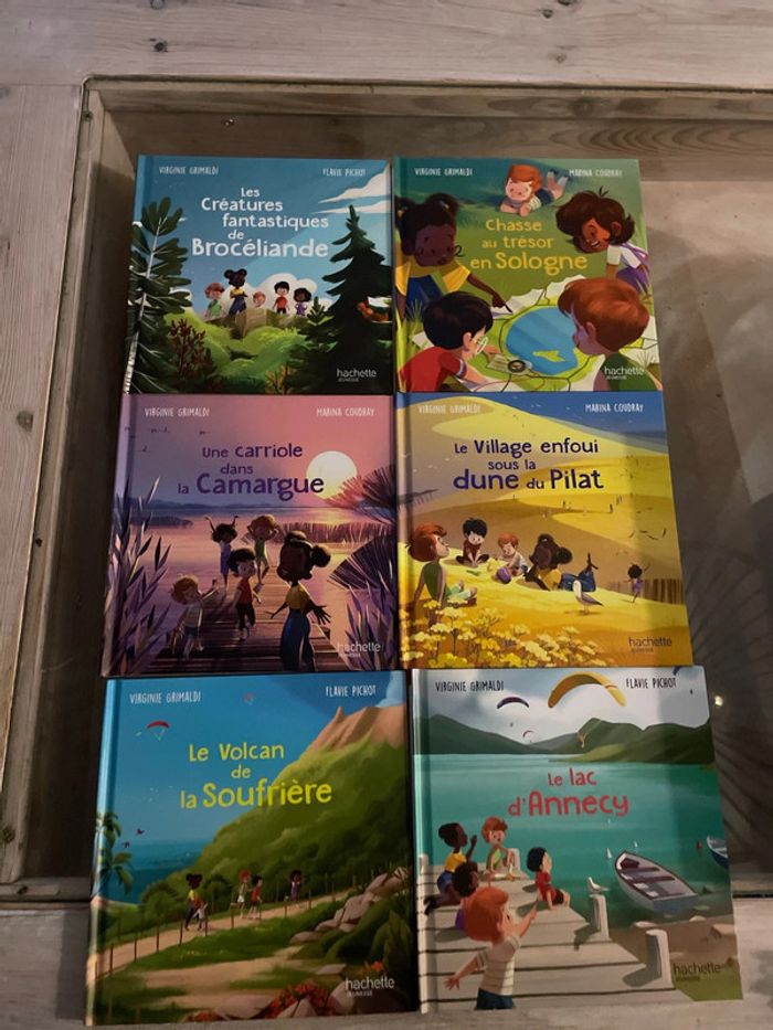 Lot de 6 livres Merveilles en France