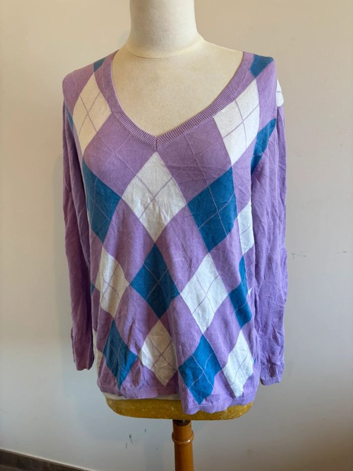 Pull fin Tommy Hilfiger Coton Pima Losange