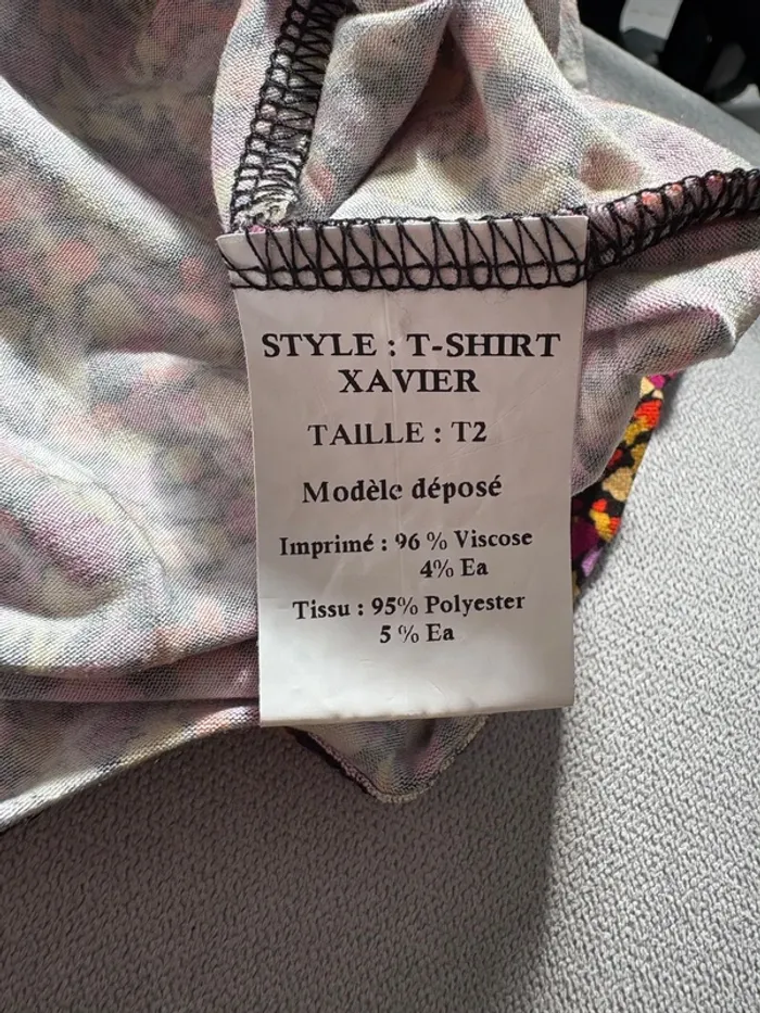 Blouse fleurie fluide taille 2 (38/40) - photo numéro 6