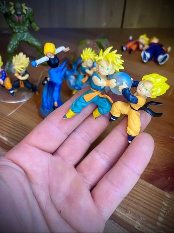 Figurine dragon ball gashapon Trunks Goten