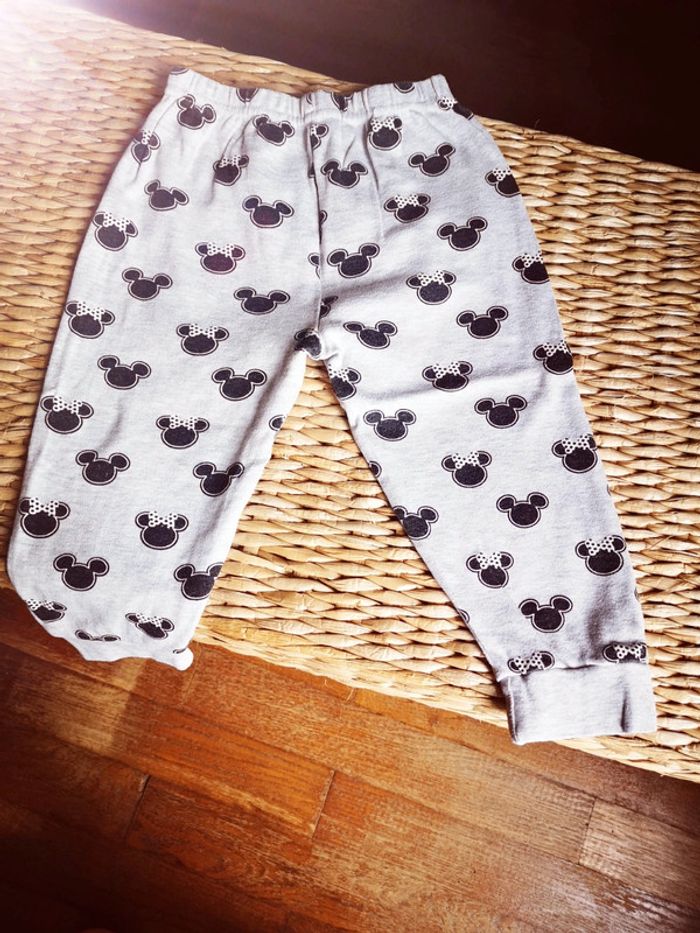 Pantalon jogging disney minnie gris noir - photo numéro 2