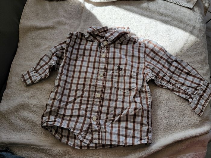 Lot de 6 tee-shirts manches longues 12 mois garçon