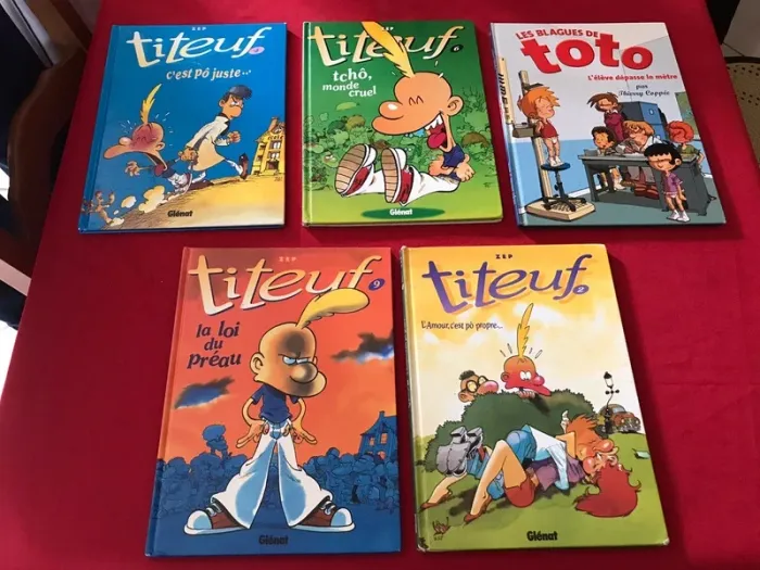 lot de livres Titeuf
