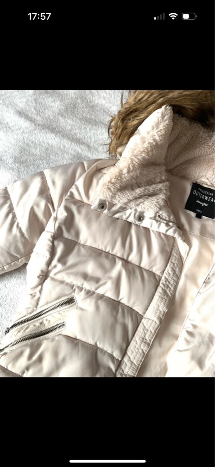 Blouson blanc/crème femme - photo numéro 2