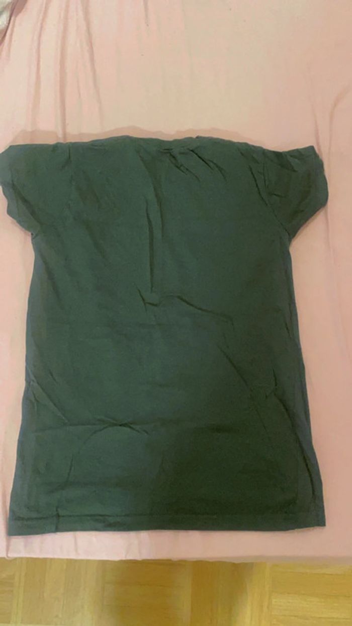 T-shirt vert kaki - photo numéro 2