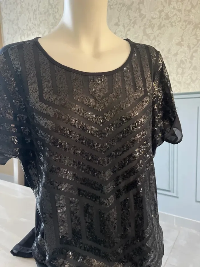 Haut Sequins Camaïeu - photo numéro 2