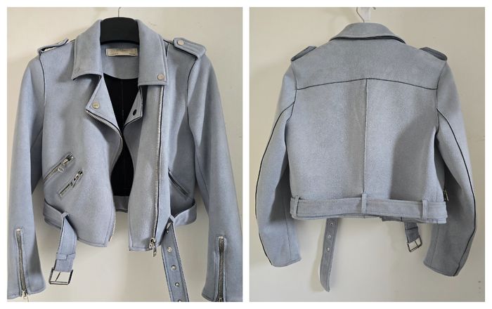 📌Blouson Zara Style Perfecto en Suédine - photo numéro 3