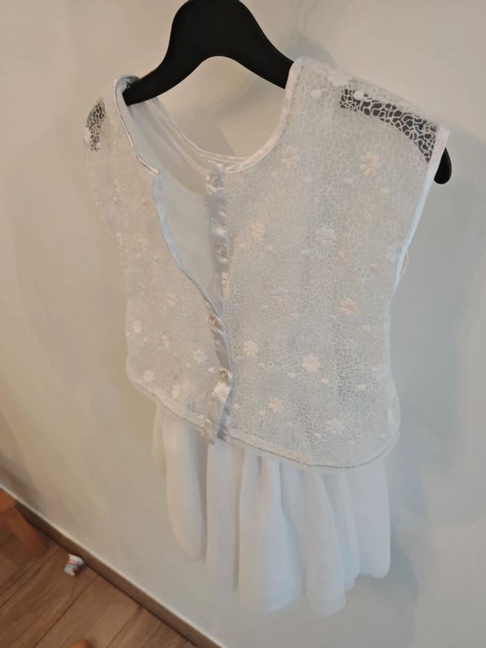 Robe blanche de cérémonie 3 ans - photo numéro 6