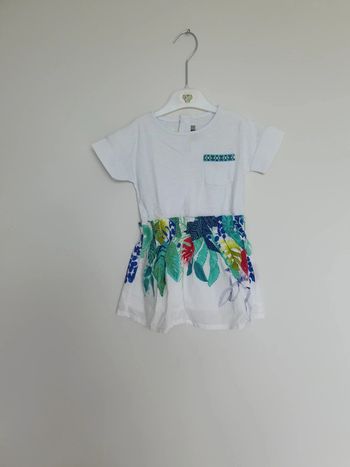 Robe manches courtes bas vegetal 2 ans catimini