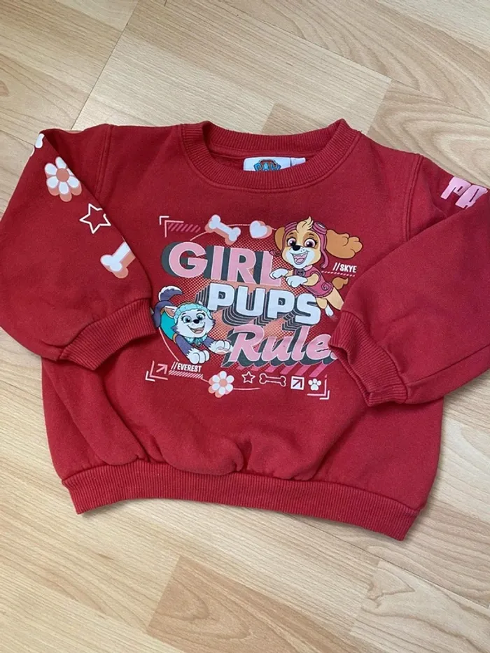 Pull col rond manches longues Pat Patrouille 24mois Nickelodeon