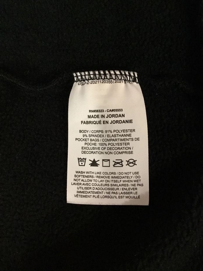 Sweat zippé à capuche pour homme Nike noir taille M 041 - photo numéro 11