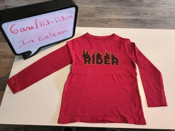 Sweatshirt In Extenso rouge