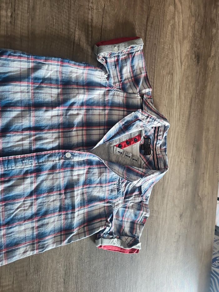 Chemise 2 en1 garçon manche courte taille 10 ans