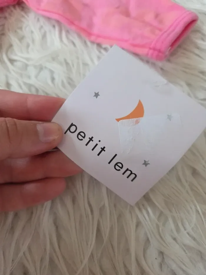 🤗 Pyjama fille 0/3mois Petit lem neuf - photo numéro 6