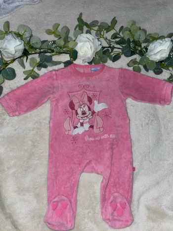 Pyjama velours 3 mois Minnie Disney