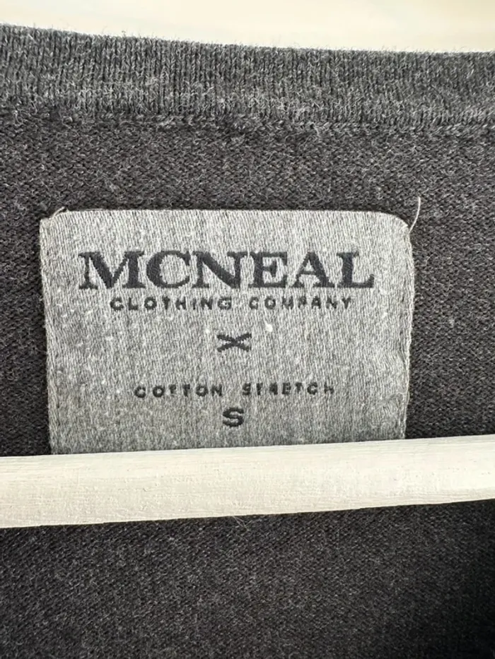 Pull mcneal gris en col V taille S pour homme - photo numéro 2