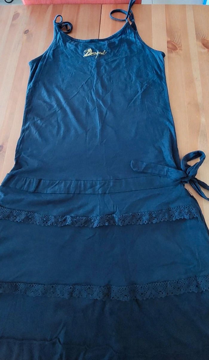 Robe bleu marine Taille L Desigual - photo numéro 4