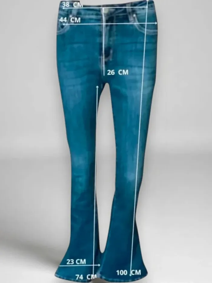 jean Nina Carter, coupe bootcut taille haute,stretch - photo numéro 10