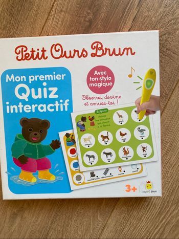 Quizz interactif Petit Ours Brun