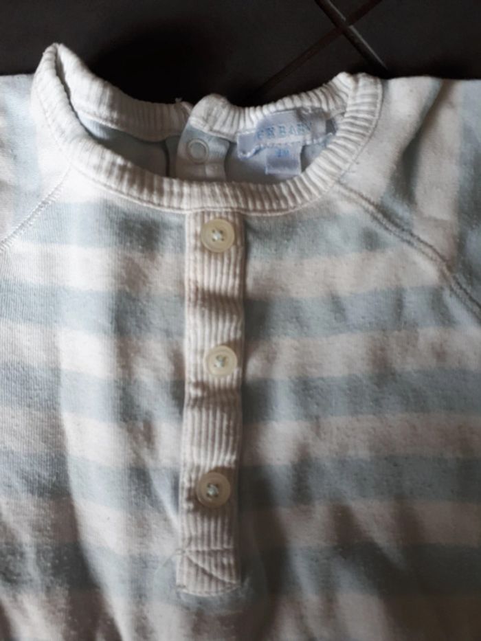 Grenouillère fine Tex baby 9 mois - photo numéro 3