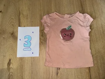 Tee shirt manches courtes 3 mois