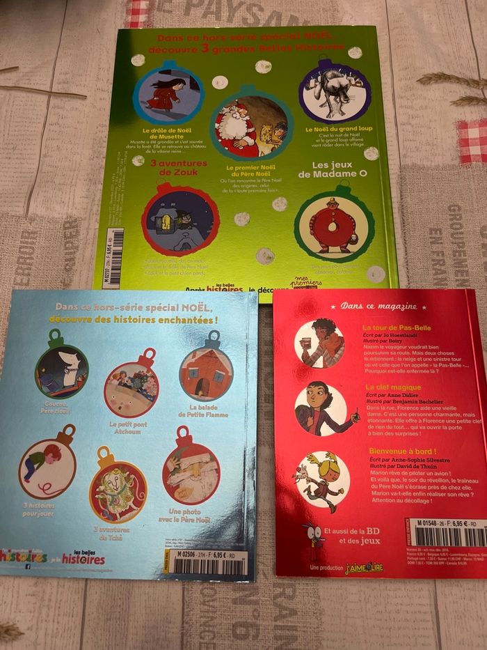 Lot de 3 livres « histoires pour attendre Noël - photo numéro 2
