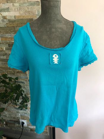 T-shirt turquoise Diplodocus 42