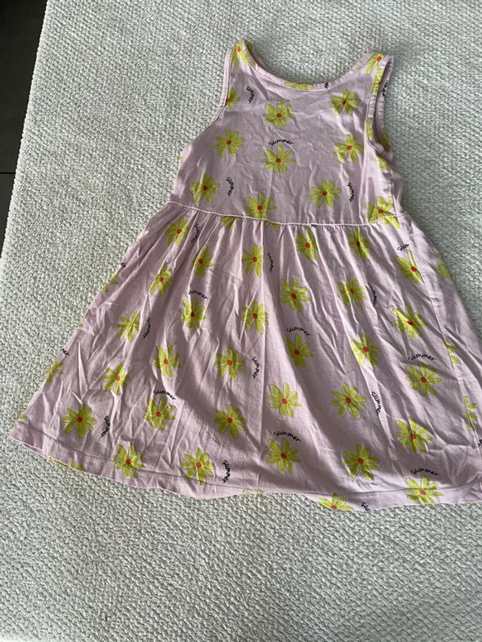 Robe violette fleurs fille Orchestra 6 ans - photo numéro 5