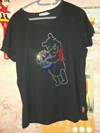 tee shirt winnie strass