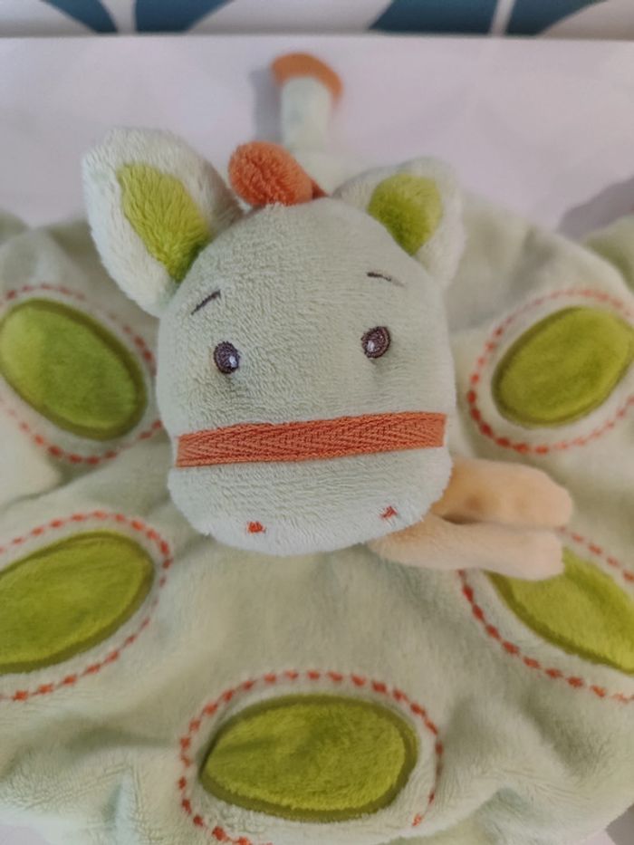 Doudou plat rond cheval kimbaloo - photo numéro 3