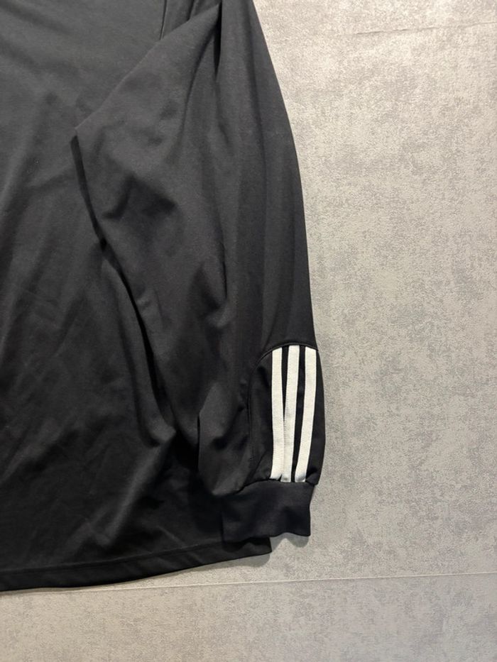 T-Shirt Manche longue Y2k / Vintage Adidas Noir et Blanc Taille XL - photo numéro 2