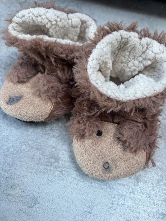 Chaussons bébé herisson