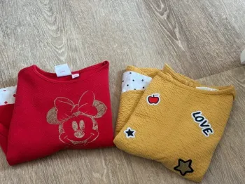 Pull fin effet chemise 4 ans