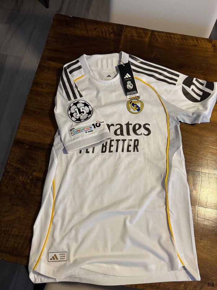 T-shirt réal de Madrid neuf authentique - photo numéro 2