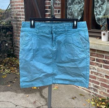 💙 Jupe courte bleu turquoise – Camaïeu – Taille 40