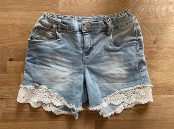 Short en jean + dentelle name it 12 ans