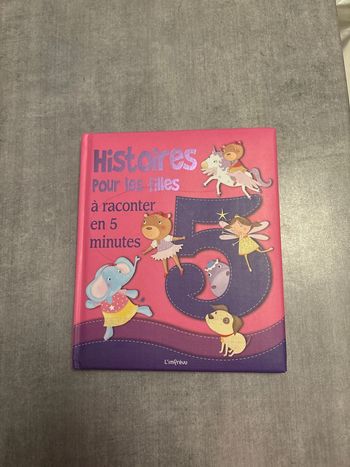 Livre histoire pour les filles à raconter en cinq minutes