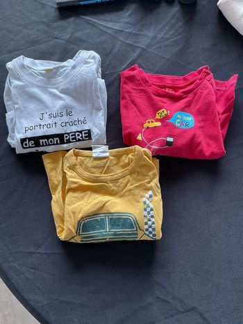 Lot 3 manche longues 24 mois