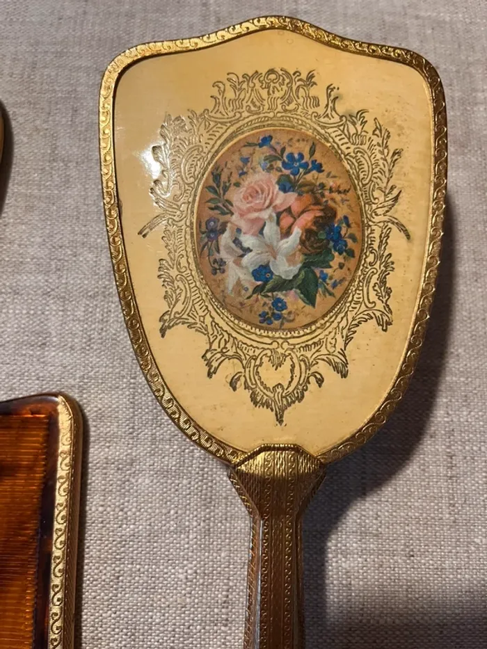 Ensemble coiffeuse vintage année 50 - photo numéro 6